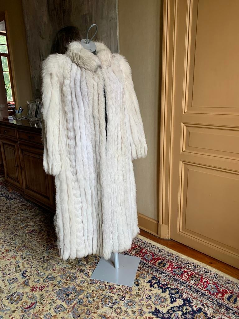 Bontjas witte poolvos, Kleding | Dames, Ophalen of Verzenden, Maat 42/44 (L)