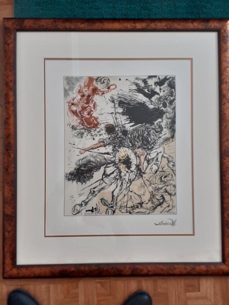 "Dulcinée" - Salvador Dali, Antiek en Kunst, Kunst | Litho's en Zeefdrukken, Ophalen
