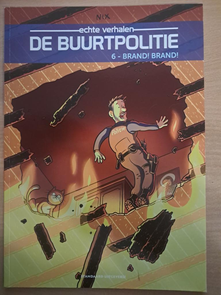 Strip buurtpolitie 6 brand!brand!, Boeken, Eén stripboek, Ophalen of Verzenden, Zo goed als nieuw, Nix