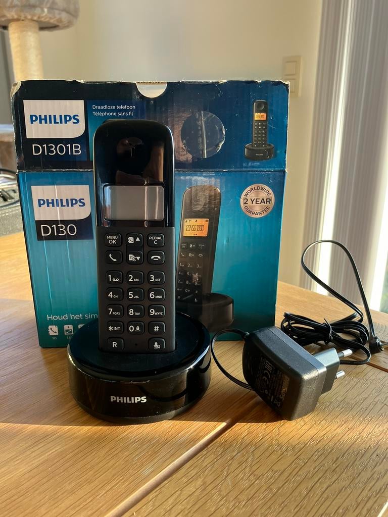 Philips telefoon draadloos, Telecommunicatie, Ophalen of Verzenden, Zo goed als nieuw