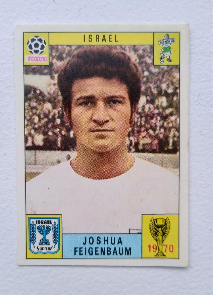 Panini Mexico 70: Israël - Joshua Feigenbaum., Ophalen of Verzenden, Zo goed als nieuw