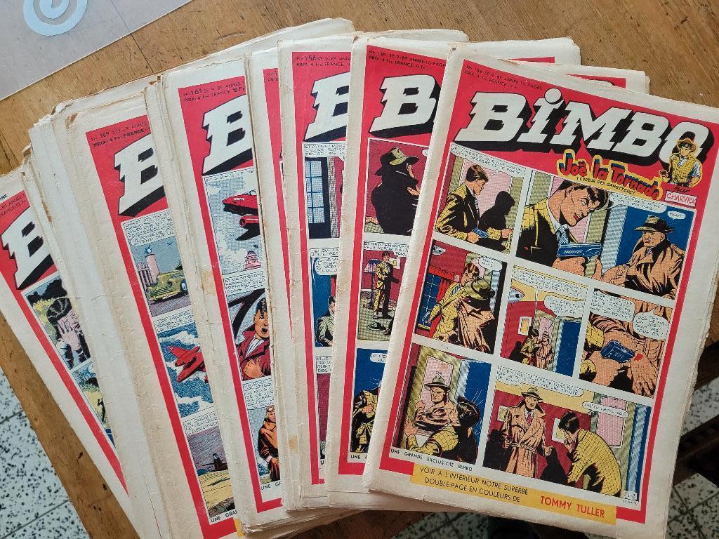 Revues Bimbo magazines, Enlèvement, 1940 à 1960, Journal ou Magazine