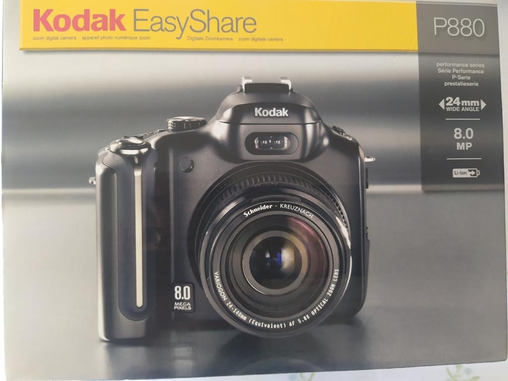 Kodak EasyShare P880 Digital Camera, Comme neuf, Kodak, 4 à 7 fois