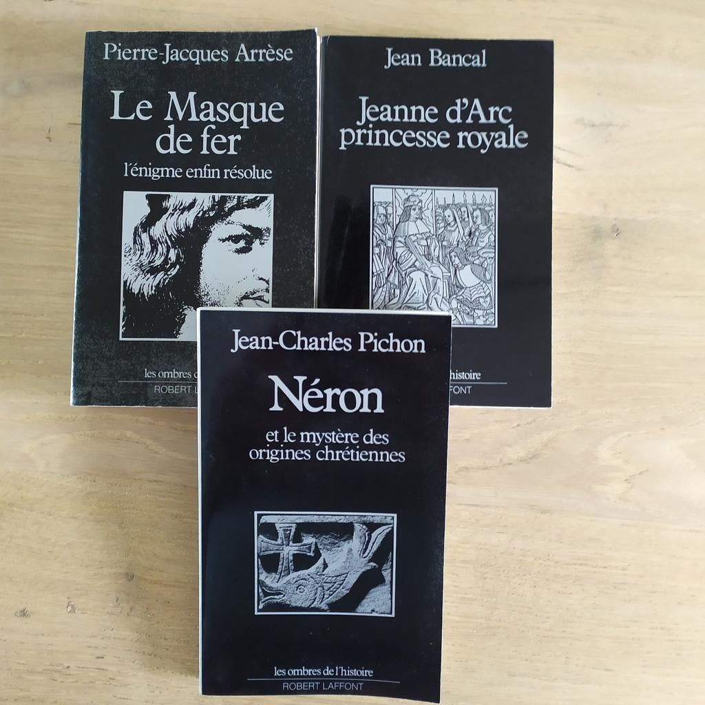 Néron, le Masque de fer, Jeanne d'Arc TBE, Livres, Enlèvement ou Envoi, Europe