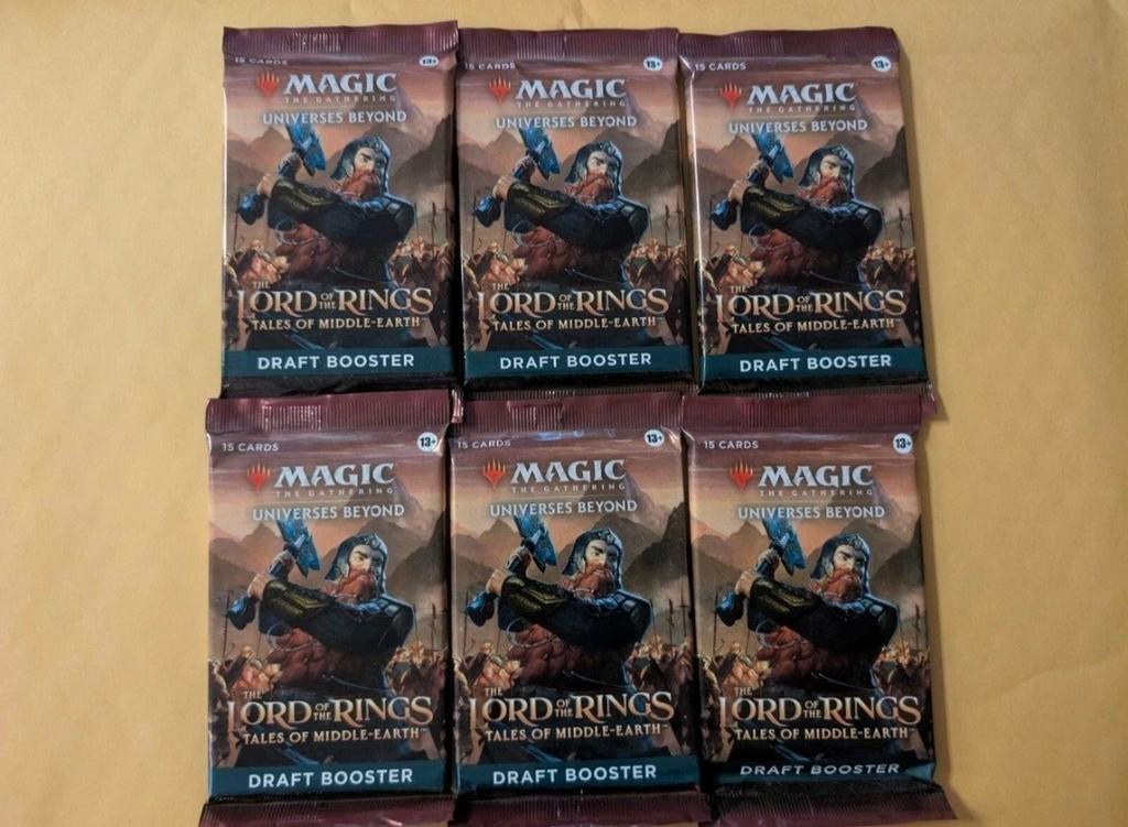 100+ draft boosters the lord of the rings beschikbaar, Enlèvement ou Envoi, Neuf, Booster