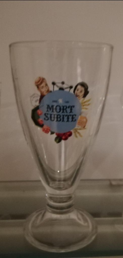 Bierglazen Mort Subite 25 cl, Verzamelen, Ophalen of Verzenden, Nieuw