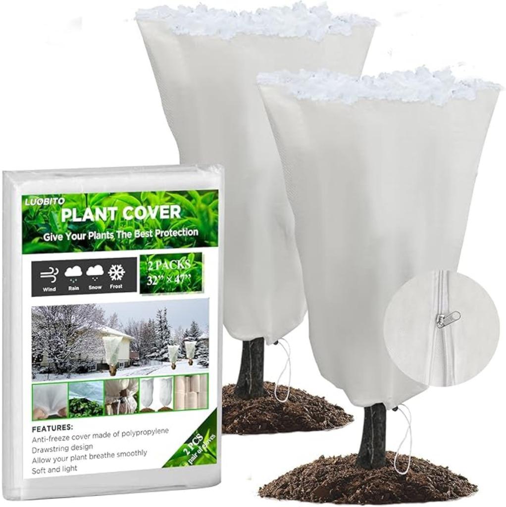 6 Housses Voile Hivernage Plante Extérieur 80x120 cm 60gr/m2, Enlèvement ou Envoi