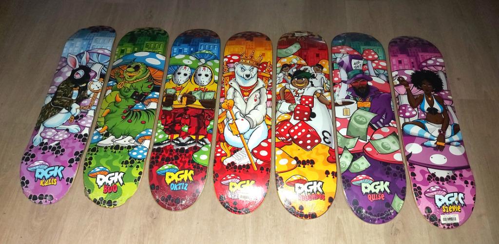 DGK Ghettoland Skateboard 7 Deck (collectie), Ophalen of Verzenden, Nieuw, Skateboard