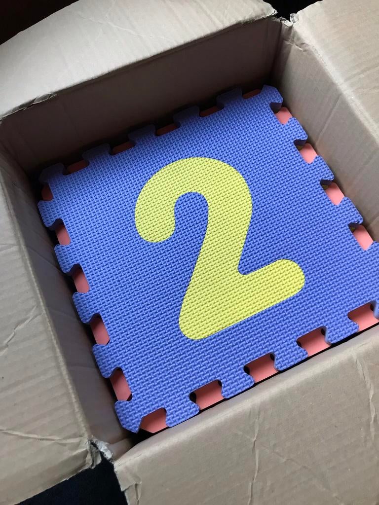 Vloerpuzzels/-tegels 84 stuks, Kinderen en Baby's, Ophalen, Bouwen
