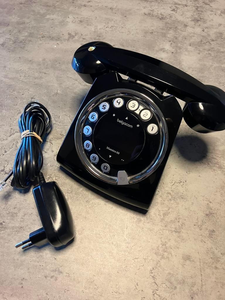 Belgacom Maestro 60 Black - laatste der Mohikanen vaste tel., Telecommunicatie, Vaste telefoons | Niet Draadloos, Ophalen of Verzenden