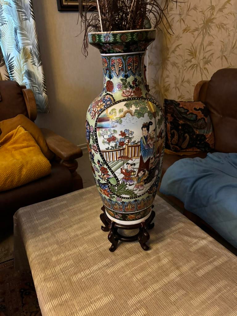 Mooie vaas Chinese stijl, Antiek en Kunst, Ophalen