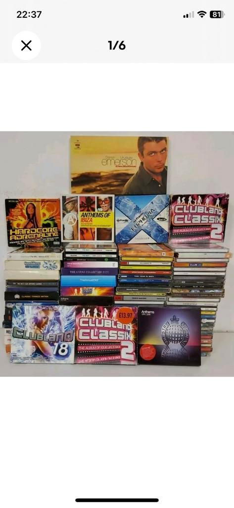 90 x CD Dance UK, Envoi, Utilisé, Dance