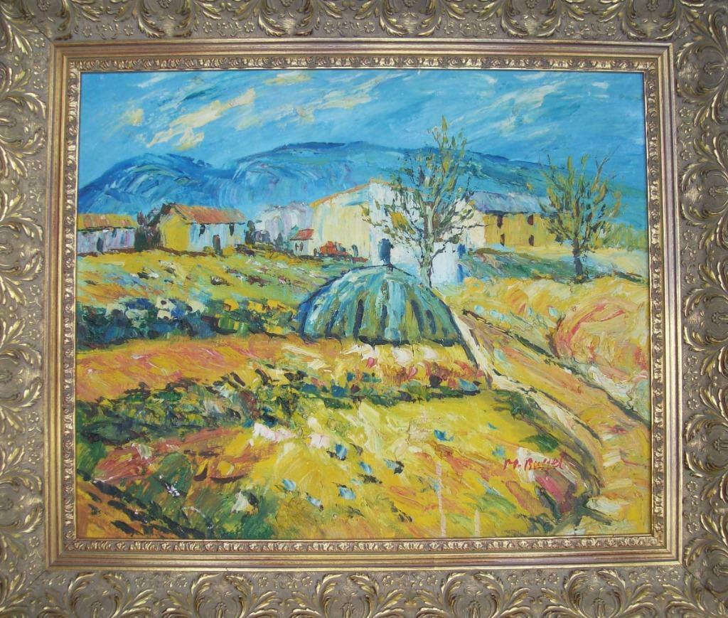 "Paisaja en Espana" - Manuel Buffet, Antiek en Kunst, Kunst | Schilderijen | Klassiek, Ophalen of Verzenden
