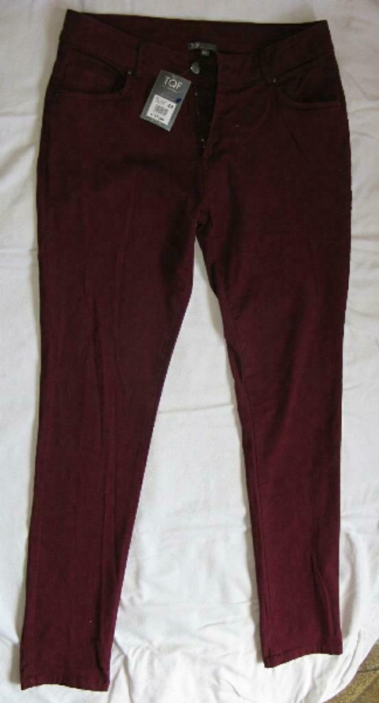 Pantalon dame bordeau T44 NEUF, Enlèvement, Neuf, Taille 42/44 (L), Longs