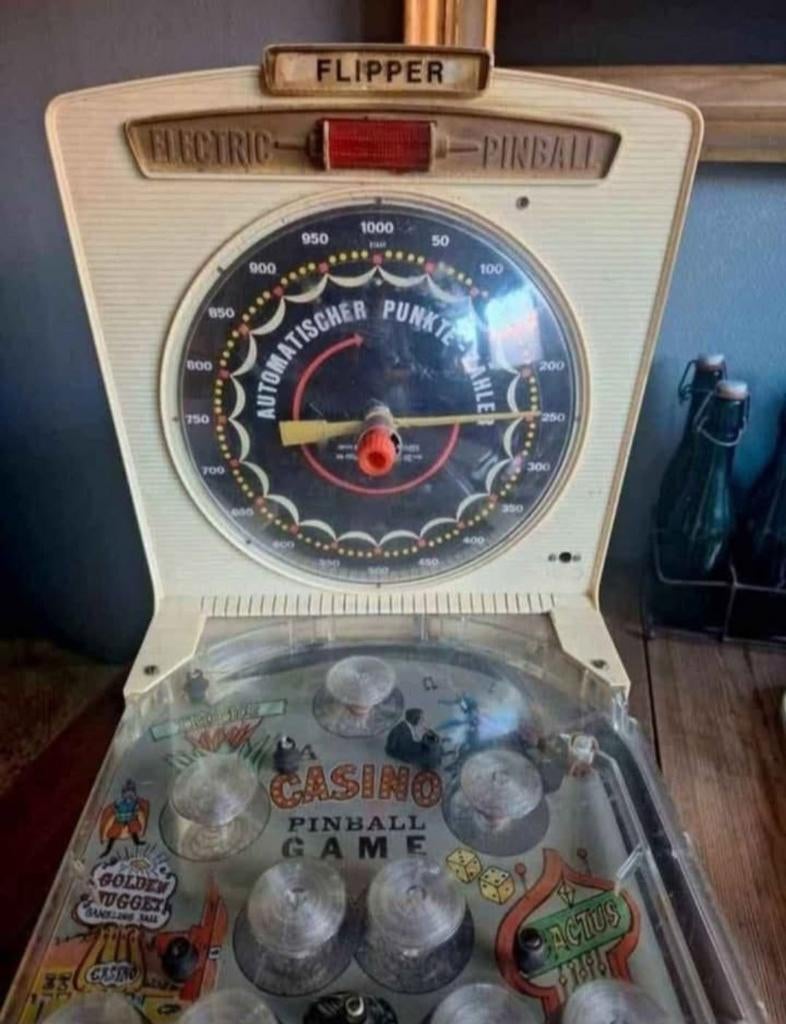 Vintage Toy flipperkast🔥 Mooi voor decoratie. 45 euro, Ophalen