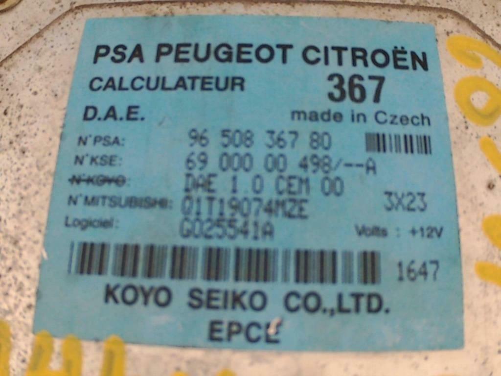 Calculateur direction ass PSA Citroën1.4HDi 9650836780 (121), Autos : Pièces & Accessoires, Enlèvement ou Envoi, Utilisé, Citroën