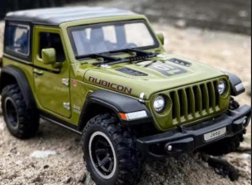 DieCast model van metaal Jeep Wrangler Rubicon (1:32), Enlèvement ou Envoi, Neuf