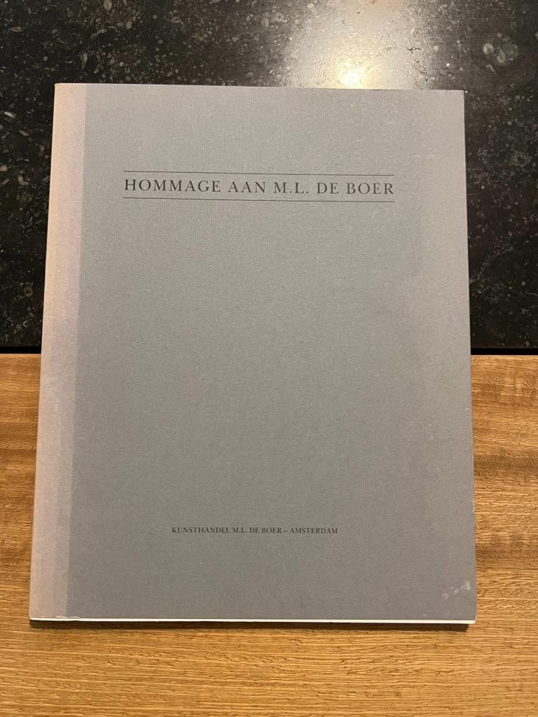 Hommage aan M.L. De Boer (1907 - 1991), Ophalen of Verzenden, Zo goed als nieuw, Schilder- en Tekenkunst