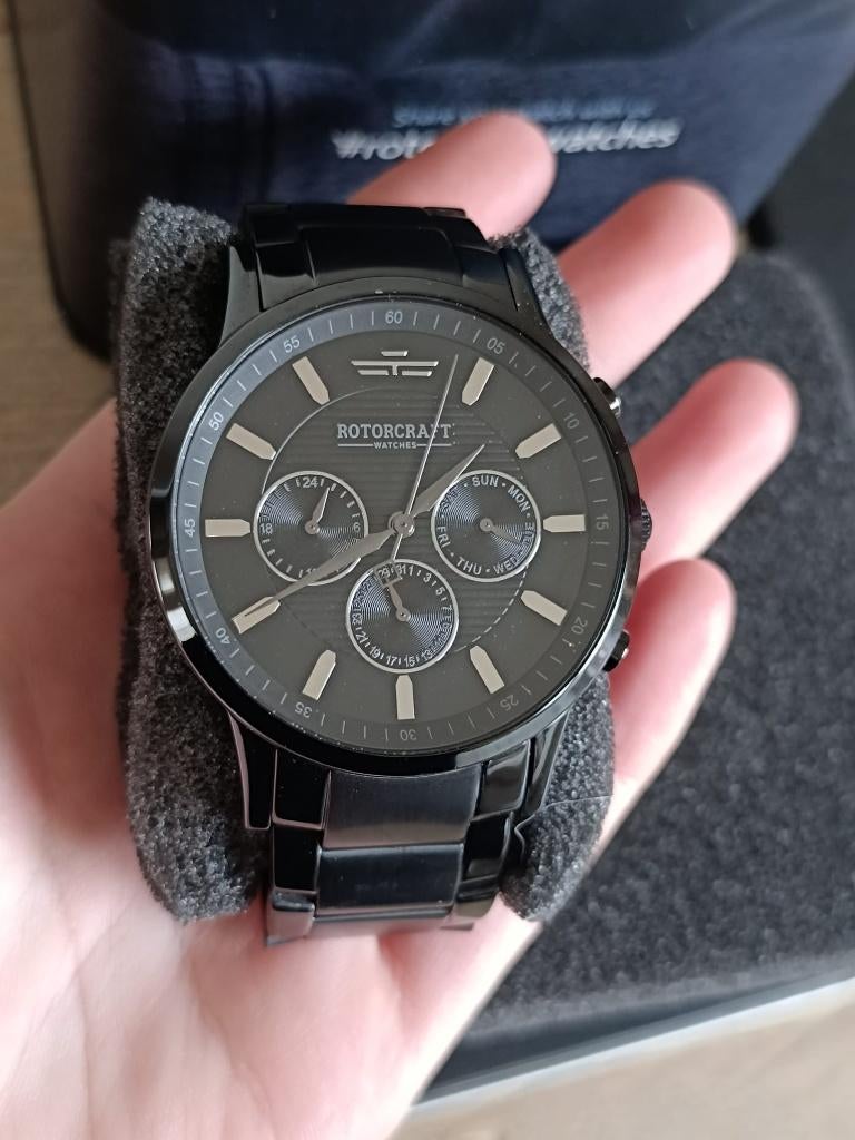 Horloge Rotorcraft Amsterdam - RC 1602, Staal, Staal, Polshorloge, Nieuw