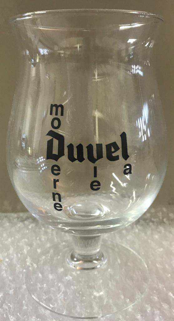 Duvel - glas - Biennale Lyon 2015 - la vie moderne, Verzamelen, Ophalen of Verzenden, Zo goed als nieuw, Glas of Glazen, Duvel