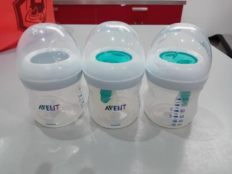 Philips Avent babyflessen van 125 ml, set van 3, Ophalen of Verzenden, Gebruikt, Overige typen