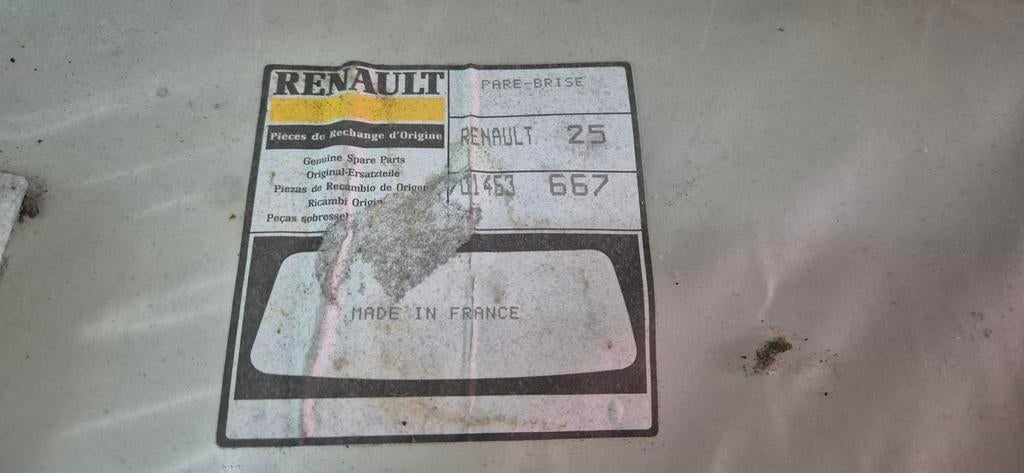 Voorruit Renault 25, Ophalen, Nieuw, Renault