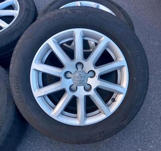 Velgen alu zomerbanden Audi A4 B8 5X112 16inch ET45 5&3mm 🚘, Ophalen, Gebruikt, Audi