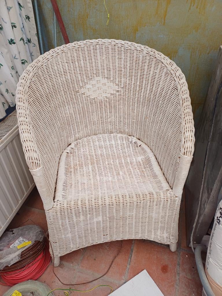 Fauteuils en rotin, Enlèvement, Utilisé, Rotin
