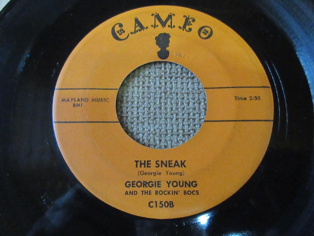 Georgie young - The sneak / Nine More Miles, Single, Utilisé, 7 pouces, R&B et Soul