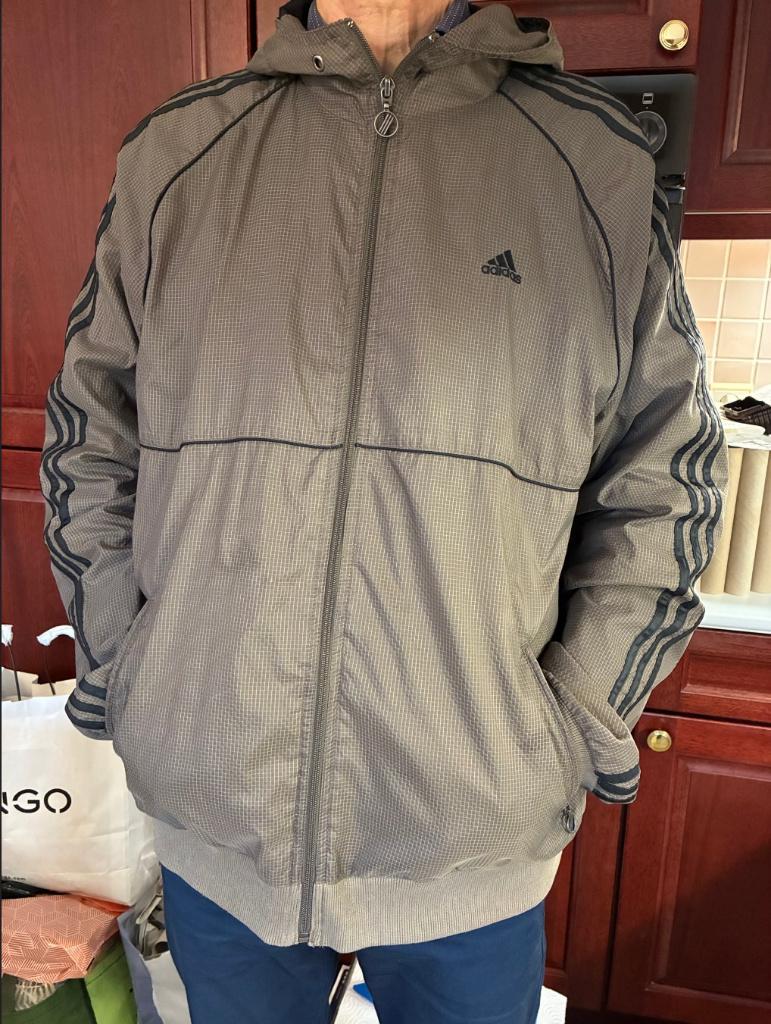 Adidas jas voor de zachte lente/zomer/herfst, Enlèvement ou Envoi, Taille 52/54 (L), Porté, Vert