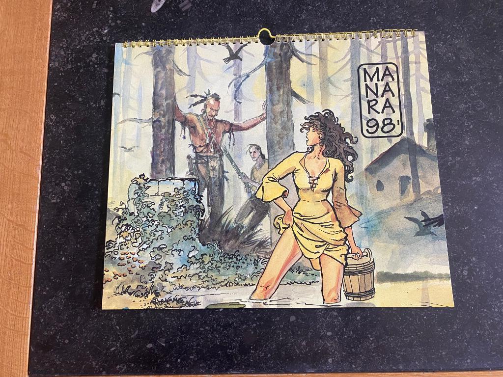 Milo Manara 1998 kalender, Verzamelen, Ophalen of Verzenden, Zo goed als nieuw, Overige typen
