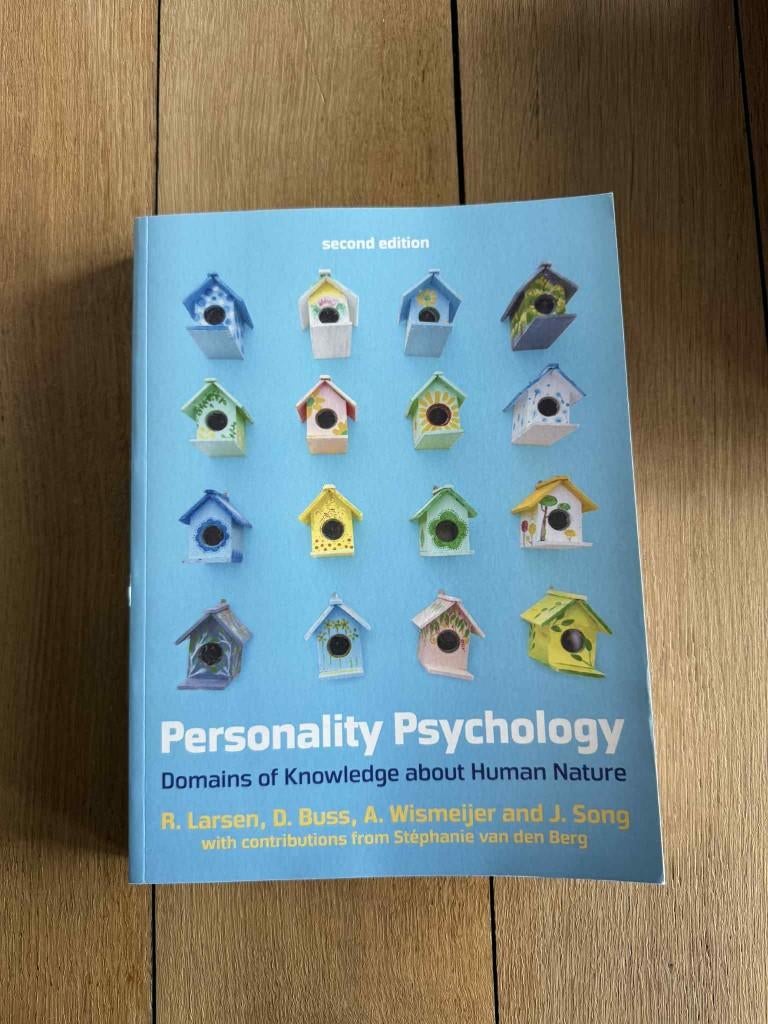 Personality Psychology, Ophalen of Verzenden, Nieuw, Hogeschool, R. Larsen; D. Buss; A. Wismeijer; J. Song