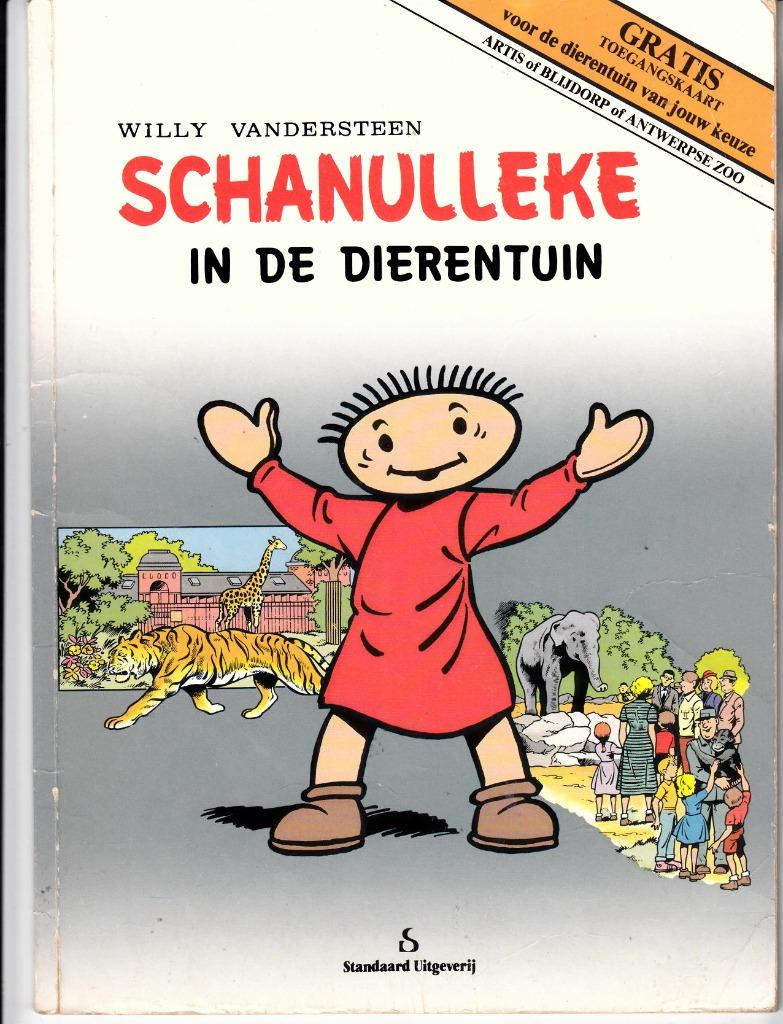Strip Schanulleke in de dierentuin 1987, Gelezen, Willy Vandersteen, Eén stripboek, Ophalen of Verzenden