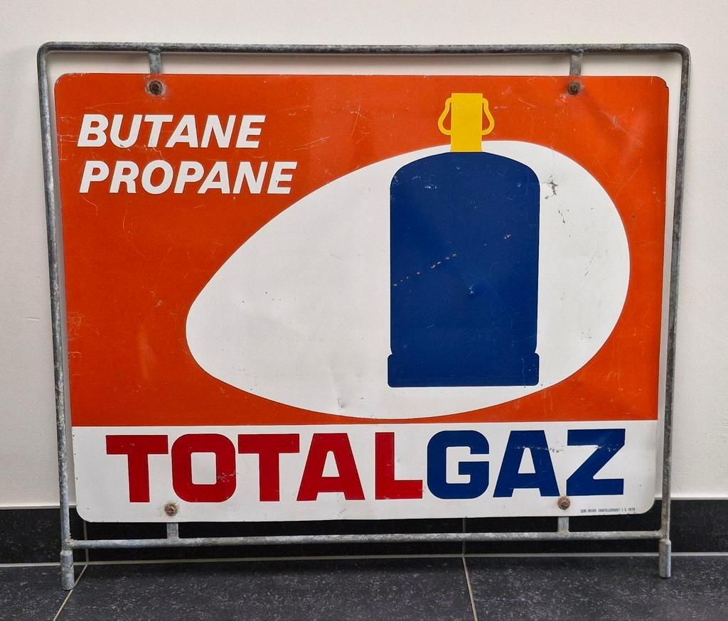 1978 - Butane propane - Total Gaz - dubbelzijdig, Verzamelen, Ophalen, Zo goed als nieuw