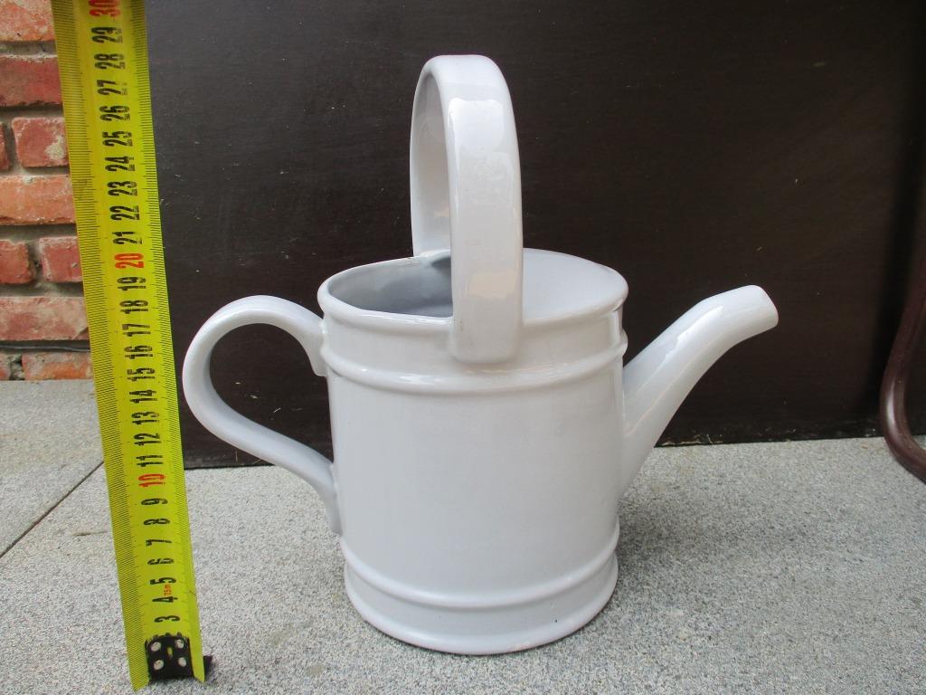 bloempot, gieter , emmer , bloembakje ,steen kalk, Ophalen of Verzenden, Gebruikt, Steen, Balkon