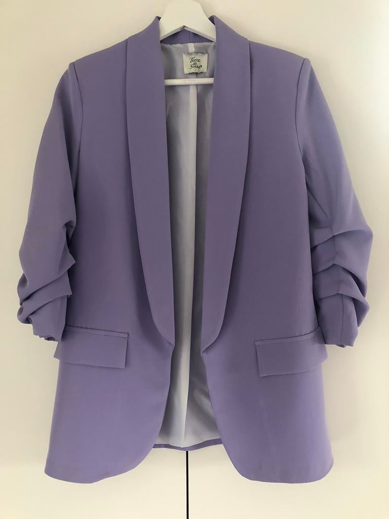 Nieuwe paarse blazer maat Small, Vêtements | Femmes, Taille 36 (S), Comme neuf, Violet, Manteau
