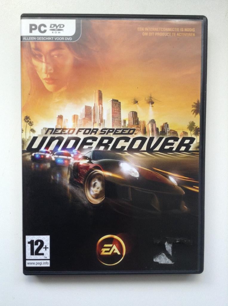PC-Games Need for speed Undercover, Games en Spelcomputers, Games | Pc, Zo goed als nieuw, Racen en Vliegen, 2 spelers, Vanaf 12 jaar