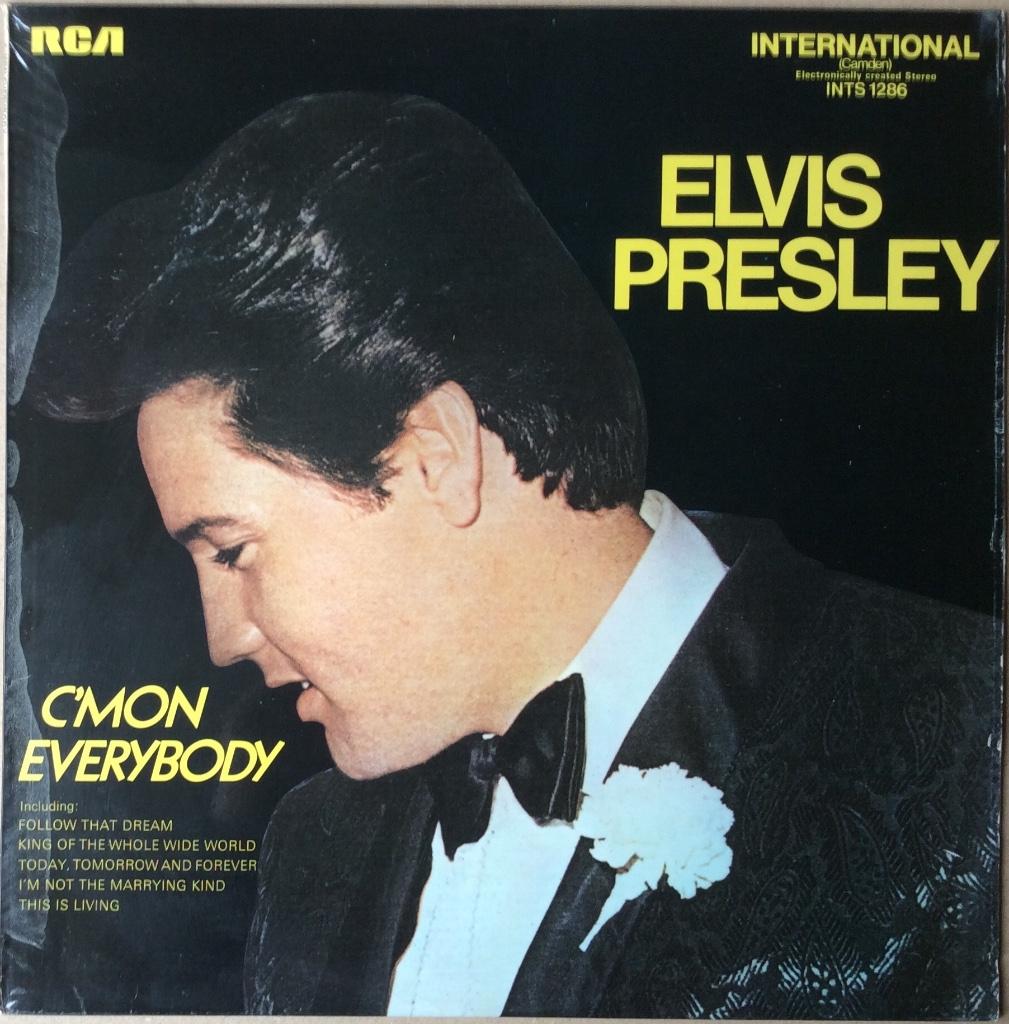 Elvis Presley Vinyl "C'mon Everybody", Verzenden, Zo goed als nieuw, 12 inch, Poprock
