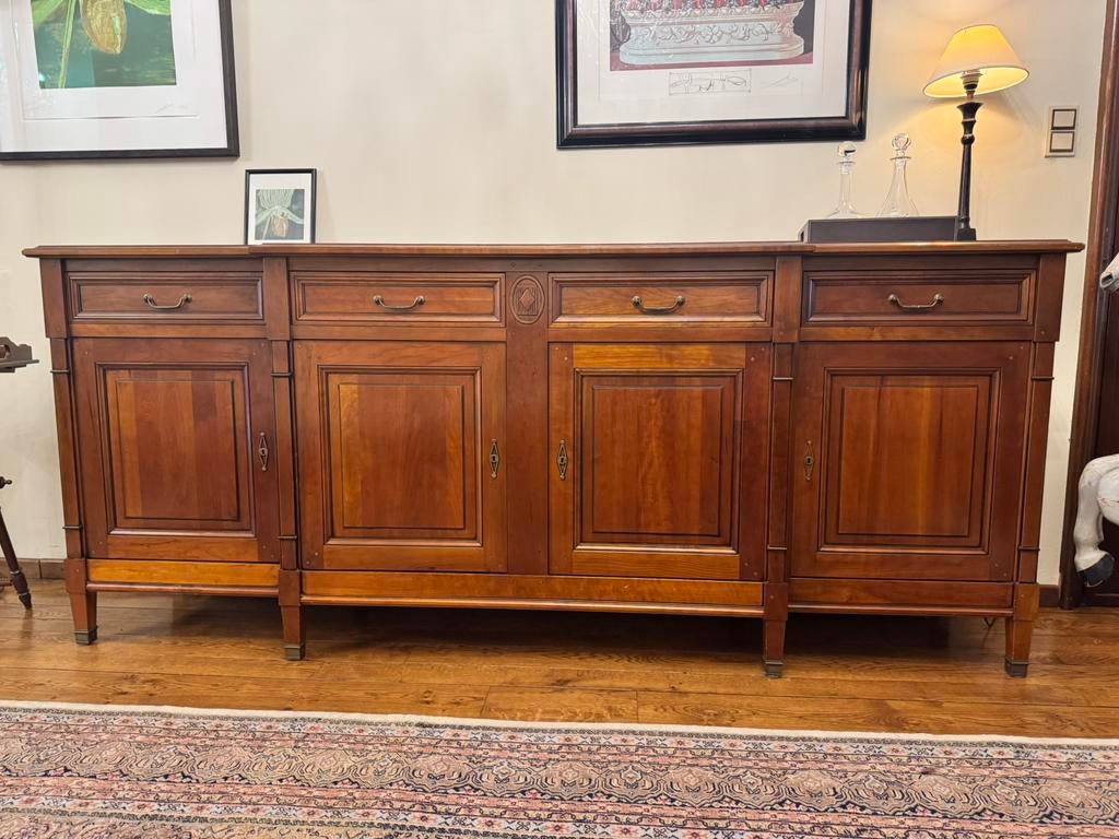 Stijlvolle Chesterfield RA ladekast, Huis en Inrichting, Kasten | Dressoirs, Ophalen, Zo goed als nieuw, Kersenhout