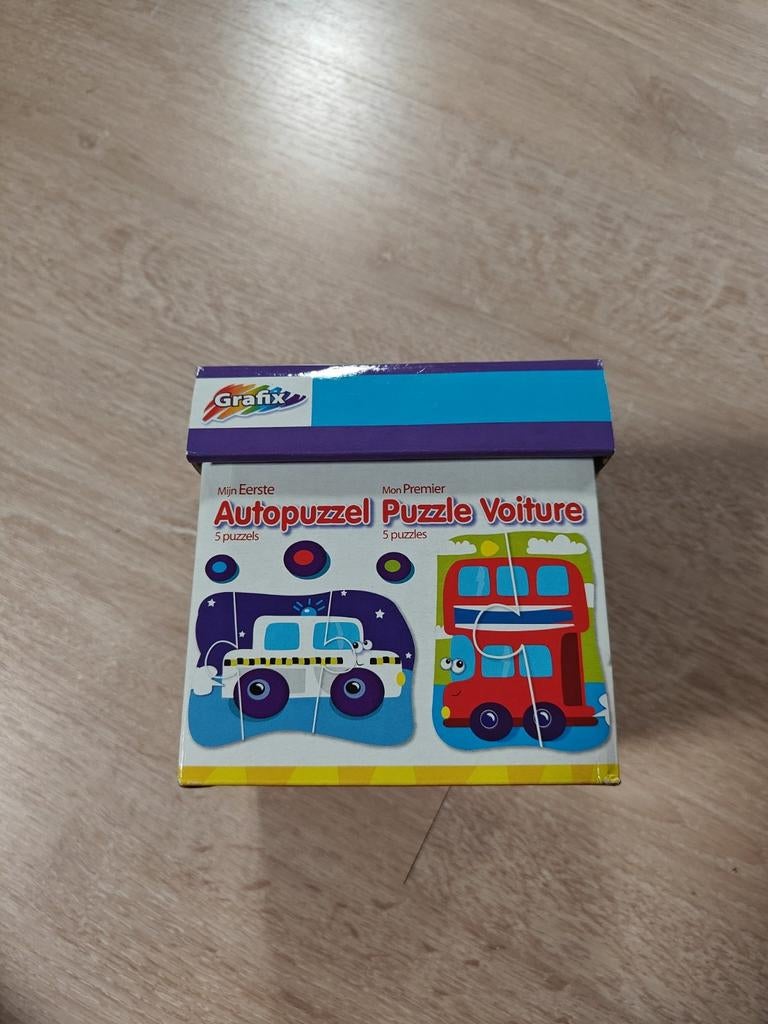 5 Autopuzzels en 3 decorpuzzels, Ophalen of Verzenden, Zo goed als nieuw