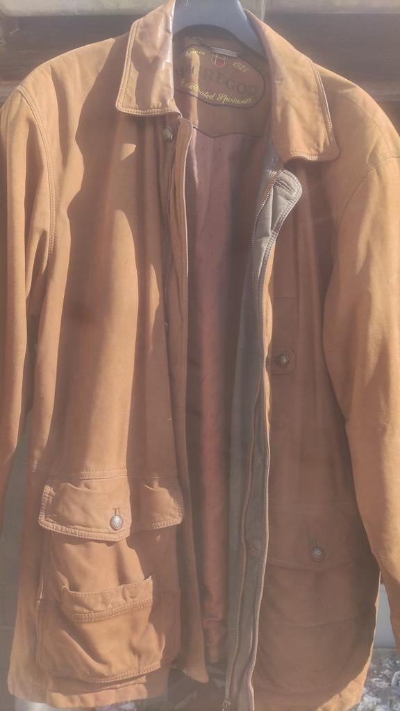 Mc Gregor lederen jas, size: 54, Kleding | Heren, Ophalen of Verzenden, Gedragen