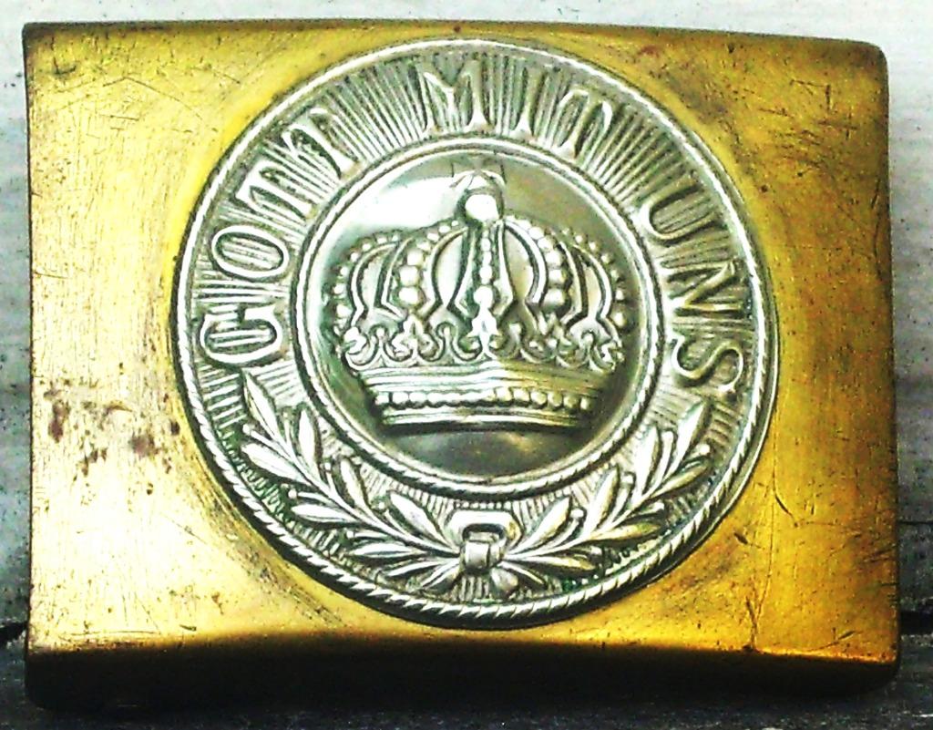 Boucle prussienne & attache de ceinturon WW1 koppelslot, Envoi, Armée de terre, Autres types