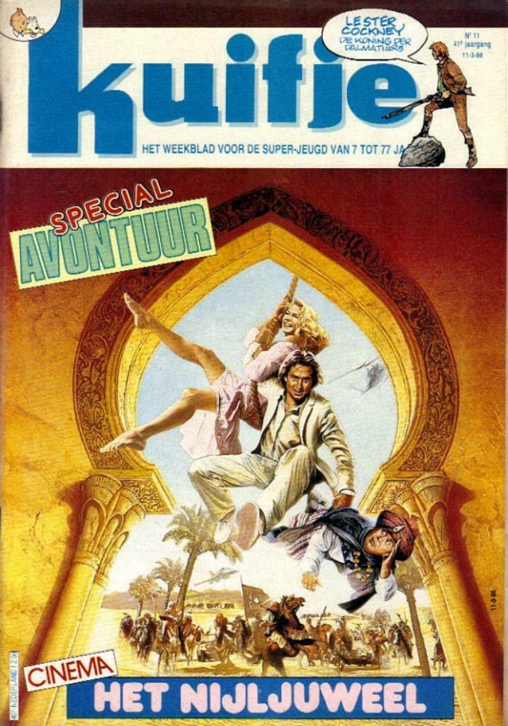 Weekblad Kuifje van 11-3-1986 , 41ste Jaargang, Nummer 11, Enlèvement ou Envoi, Utilisé, Plusieurs comics, Europe