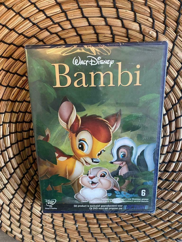 *NIEUW* - DVD Bambi (nog in verpakking), Alle leeftijden, Ophalen of Verzenden, Tekenfilm