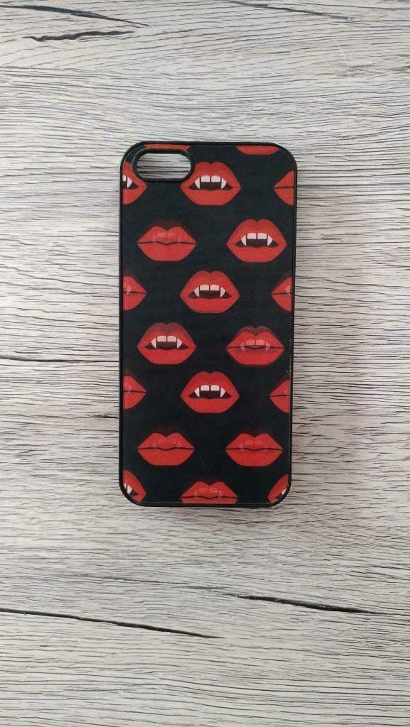 Telefoonhoesje iPhone 5S Vampier, Ophalen of Verzenden, Zo goed als nieuw, IPhone 5S, Hoesje of Tasje