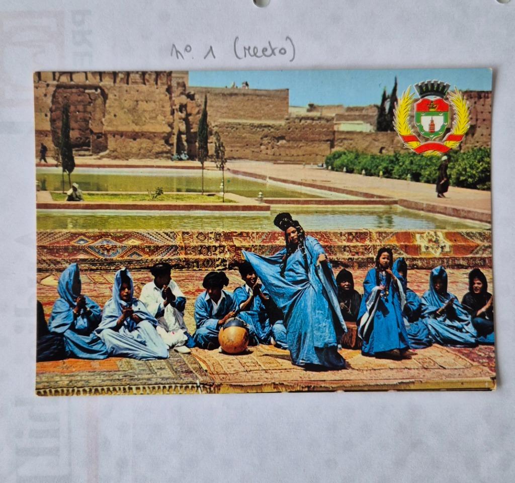 Anciennes cartes postales du Maroc, Enlèvement ou Envoi, 1960 à 1980, Affranchie, Hors Europe