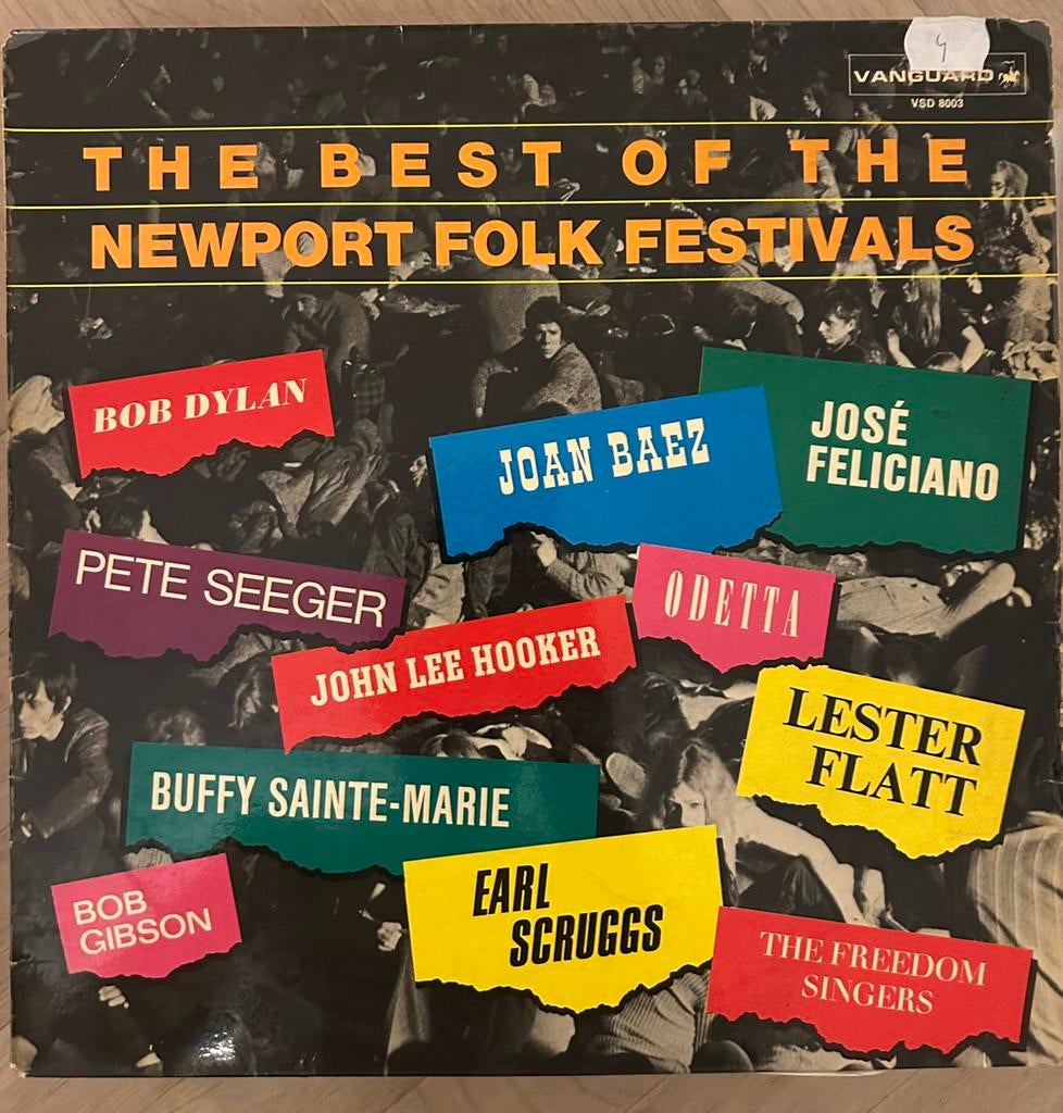 Newport folk festival (rare Bob Dylan performance), Cd's en Dvd's, Vinyl | Rock, Ophalen, Gebruikt, Singer-songwriter