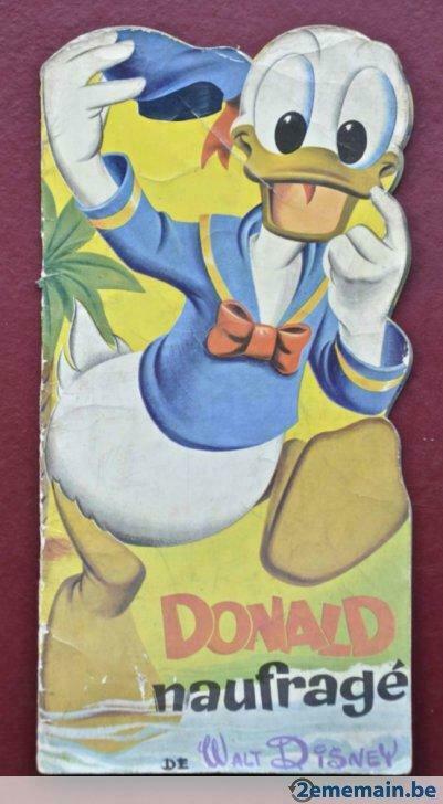 Donald schipbreukeling in Mickey Walt Disney 1955, Ophalen of Verzenden