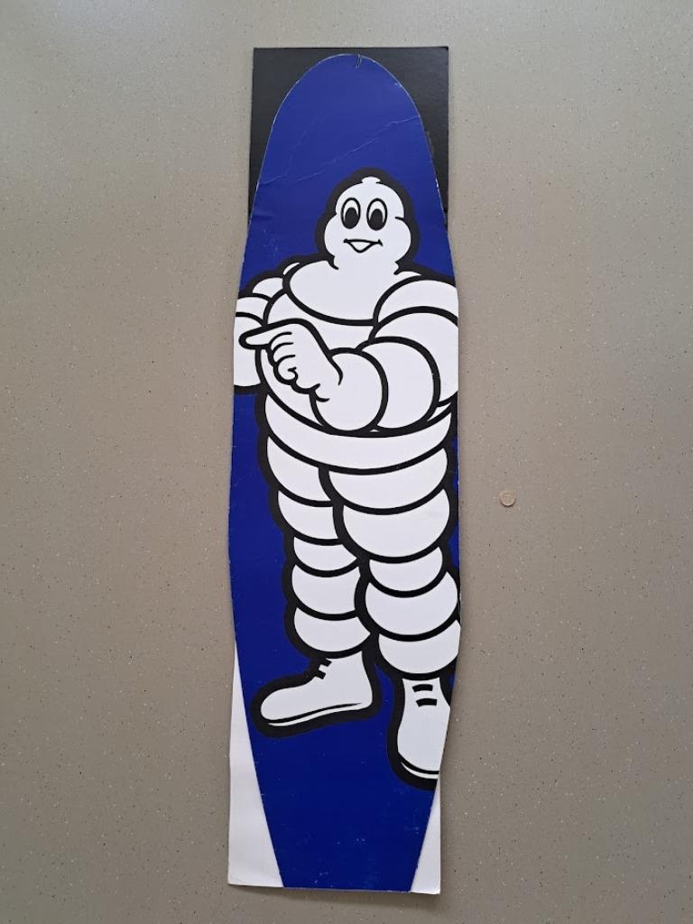 Vintage Michelin Bibendum - Groot Reclamepaneel - Karton, Verzamelen, Ophalen, Gebruikt, Reclamebord