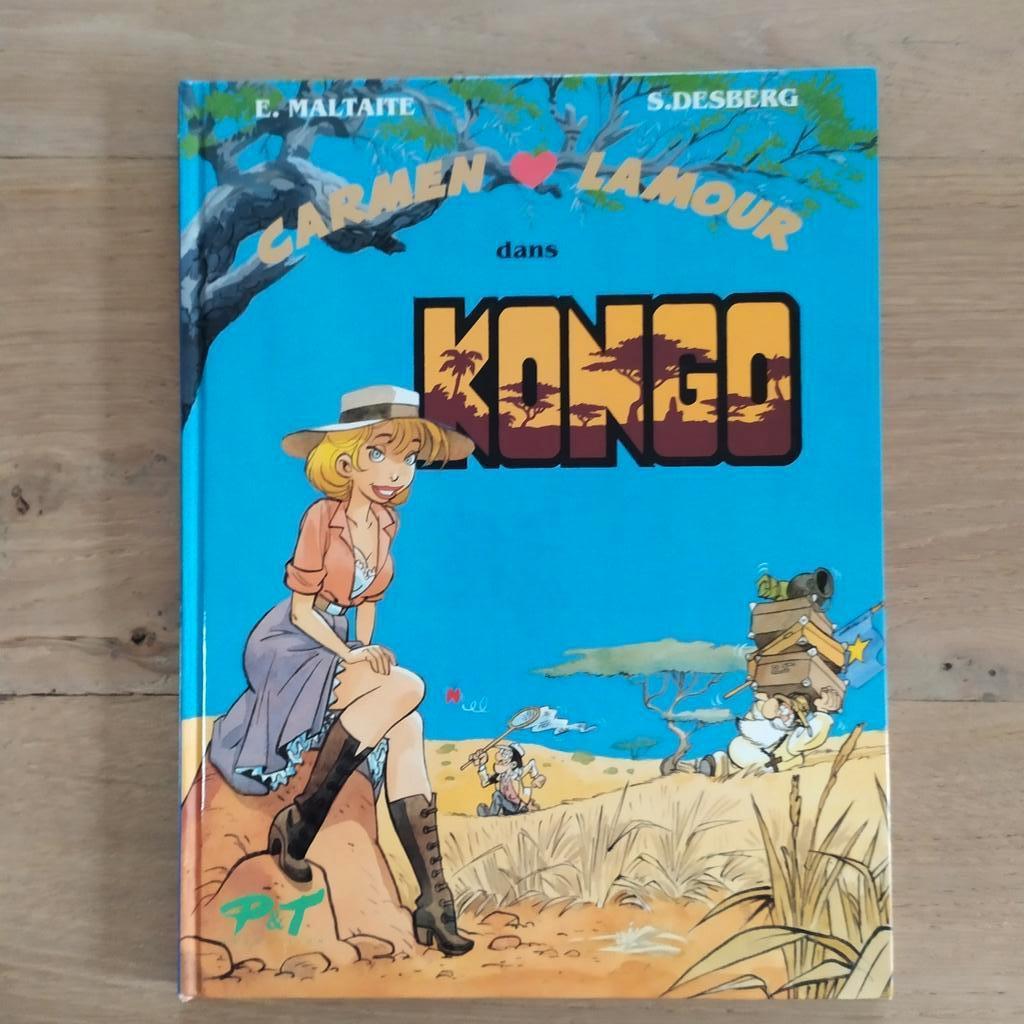 Carmen L'amour dans Kongo Maltaite Desberg EO TBE, Eén stripboek, Ophalen of Verzenden